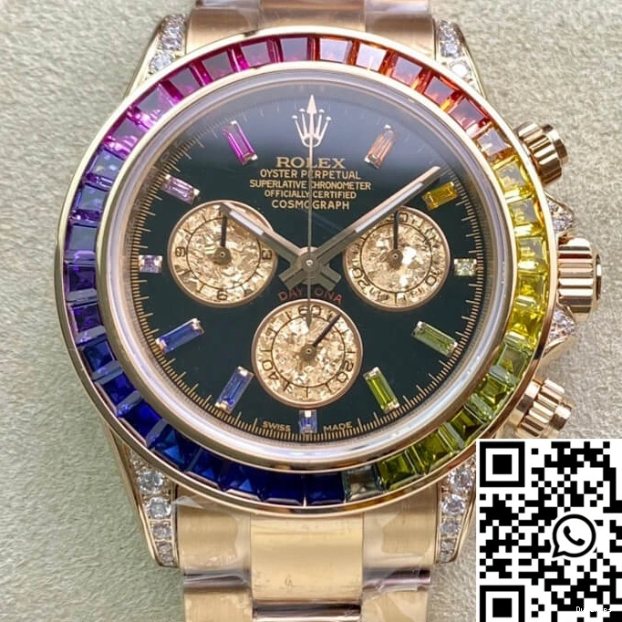 116595 Rose RBOW Daytona Factory TW Rolex Gold 0228